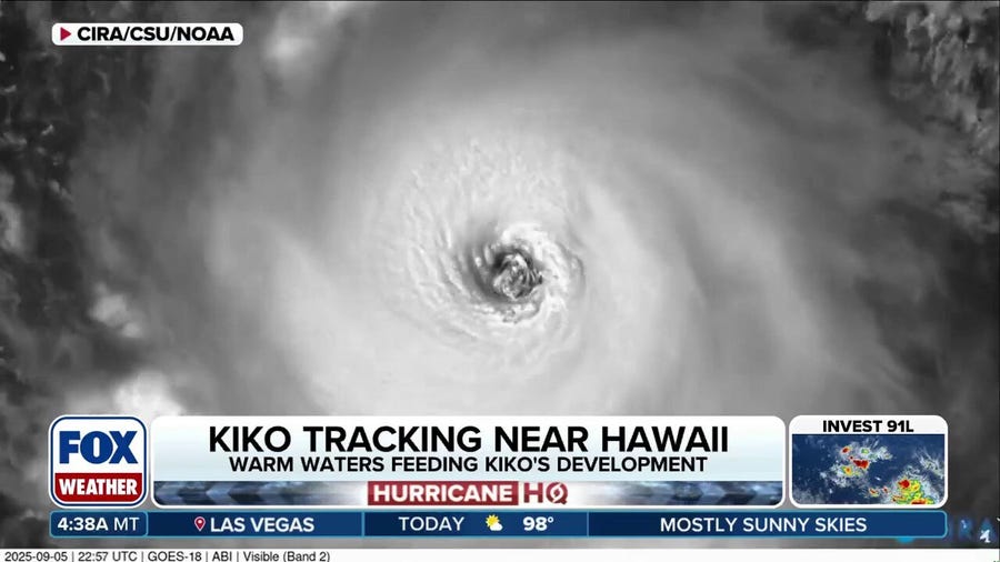 Hurricane Kiko continues trek in Hawaii's direction as a Category 4 storm