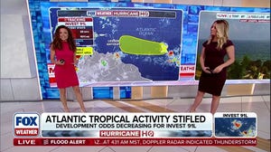 Atlantic tropical activity stifled as Invest 91L odds drop even further