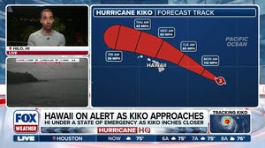 Major Hurricane Kiko barrels toward Hawaii