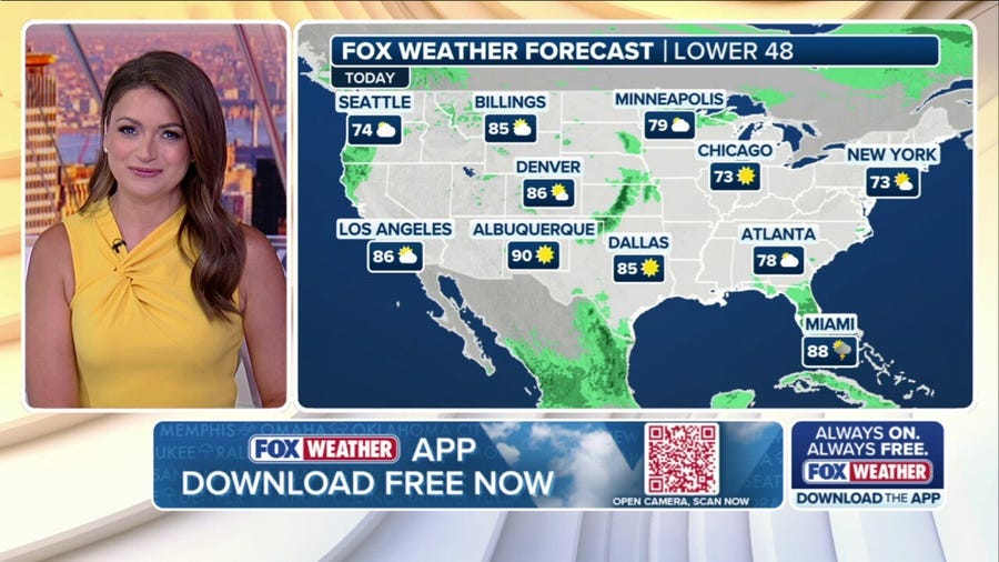 Weather in America: September 8, 2025