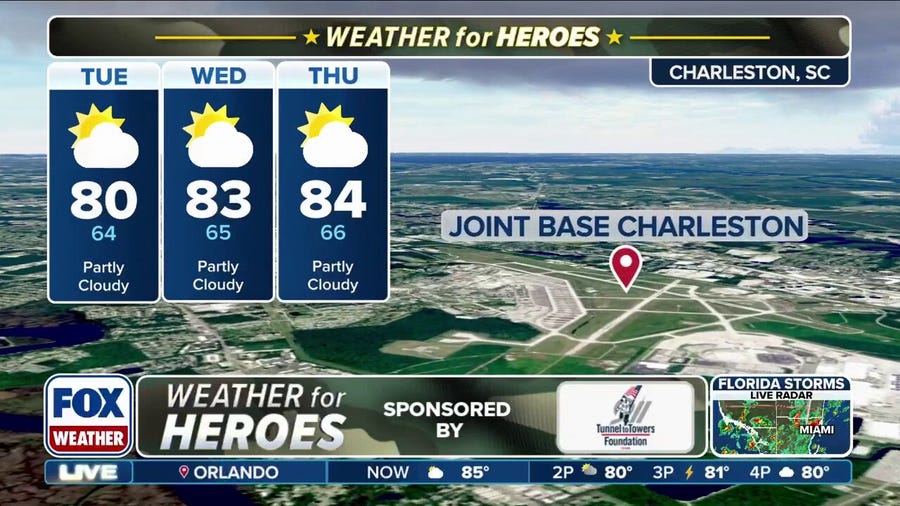 Weather for Heroes: Coastal flooding threatens Joint Base Charleston