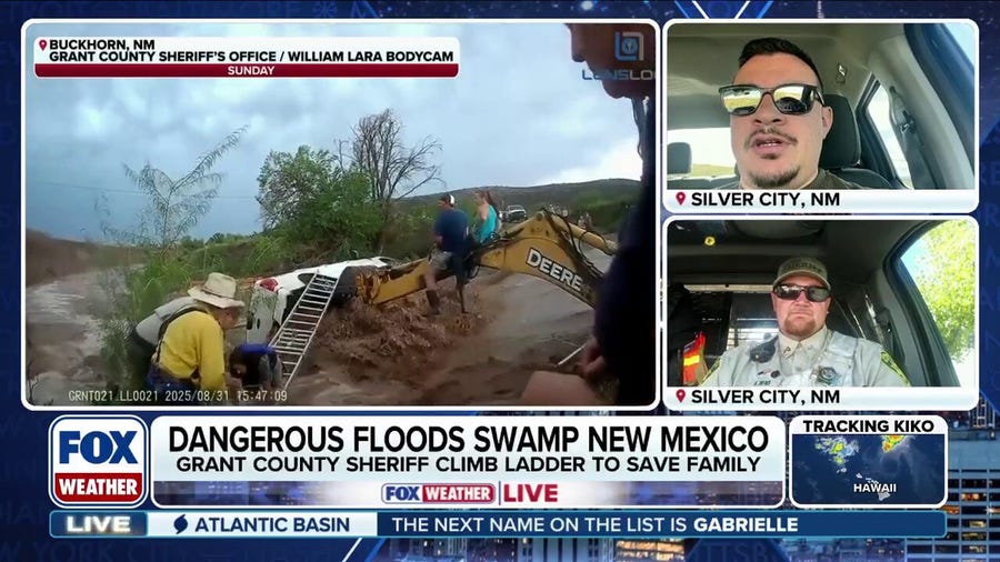 Remnants of Tropical Storm Lorena prompt emergency rescue in New Mexico