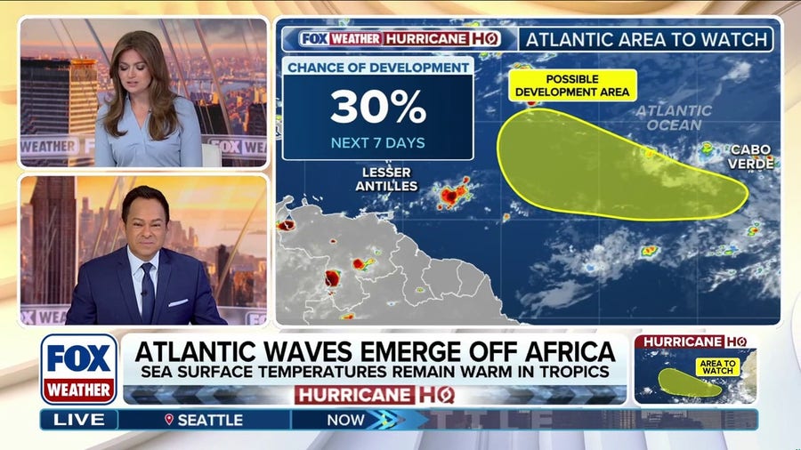 Area to watch for tropical development pops up in Atlantic