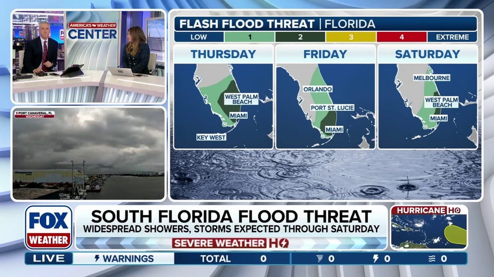 Florida flood threat to linger into the weekend | Latest Weather Clips ...