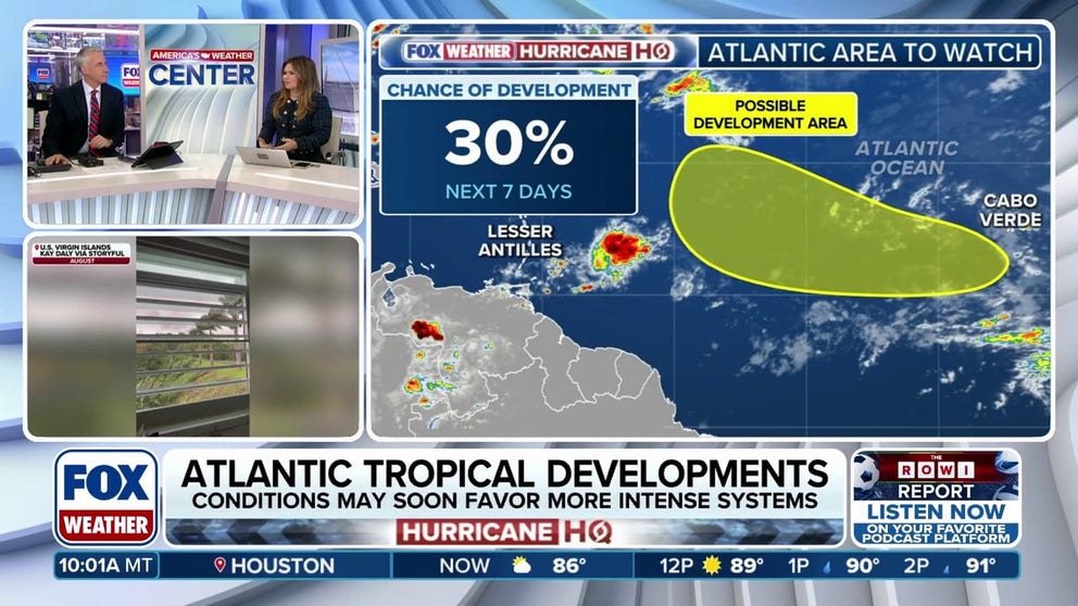 Atlantic area to watch has low chance of tropical development | Latest ...