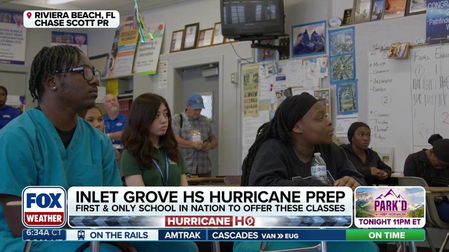 Florida high school students learn to prepare for and respond to hurricanes