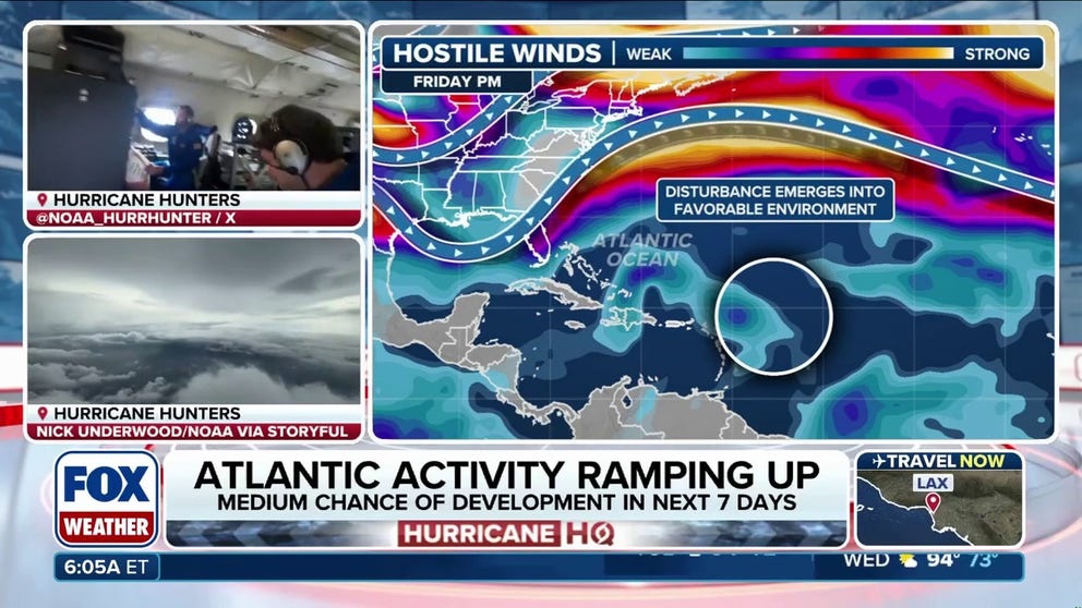Disturbance swirling in Atlantic could become tropical depression by ...