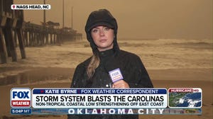 Storm system slams the Carolinas