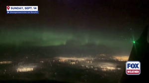 Aurora Borealis captured on flight from New York to San Francisco