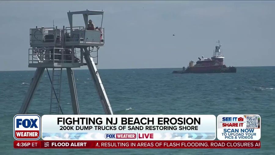 New Jersey fighting beach erosion