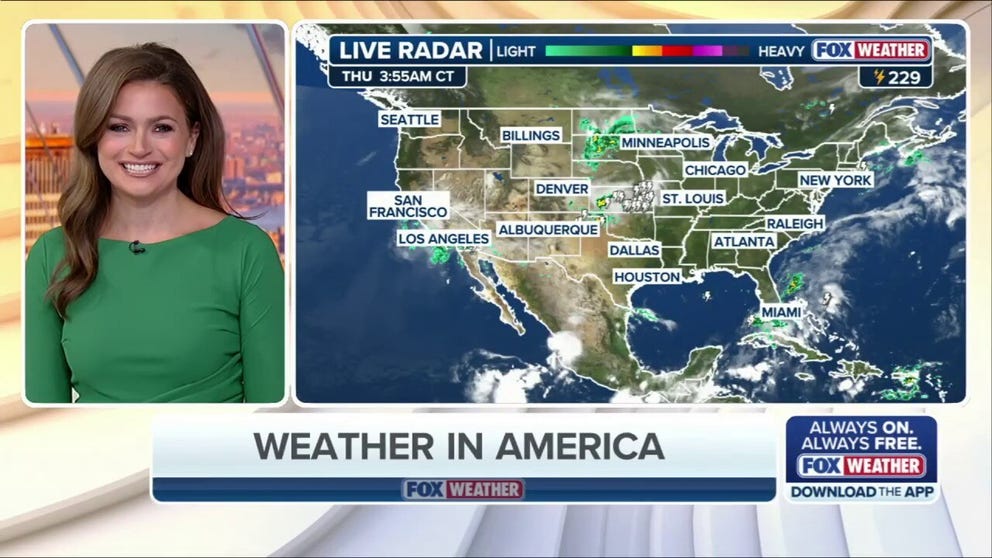 FOX Weather has you covered with the breaking forecasts and weather news headlines for your Weather in America on Thursday, Sept. 18, 2025. Get the latest from FOX Weather Meteorologist Britta Merwin.