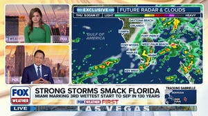 Strong storms return to South Florida amid historically wet September