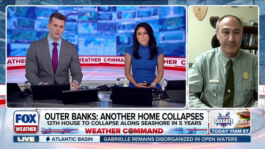 Cape Hatteras National Seashore Superintendent explains homes collapsing into Atlantic Ocean