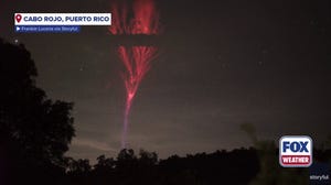 Watch: Rare 'upside-down lightning' captured in Puerto Rico