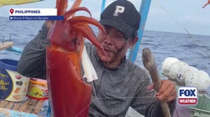 Angler gets face full of ink 