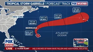 Tropical Storm Gabrielle likely to become hurricane on Sunday