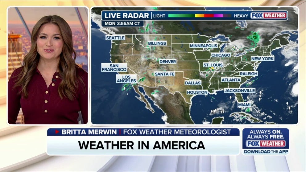 FOX Weather has you covered with the breaking forecasts and weather news headlines for your Weather in America on Monday, Sept. 22, 2025. Get the latest from FOX Weather Meteorologist Britta Merwin.
