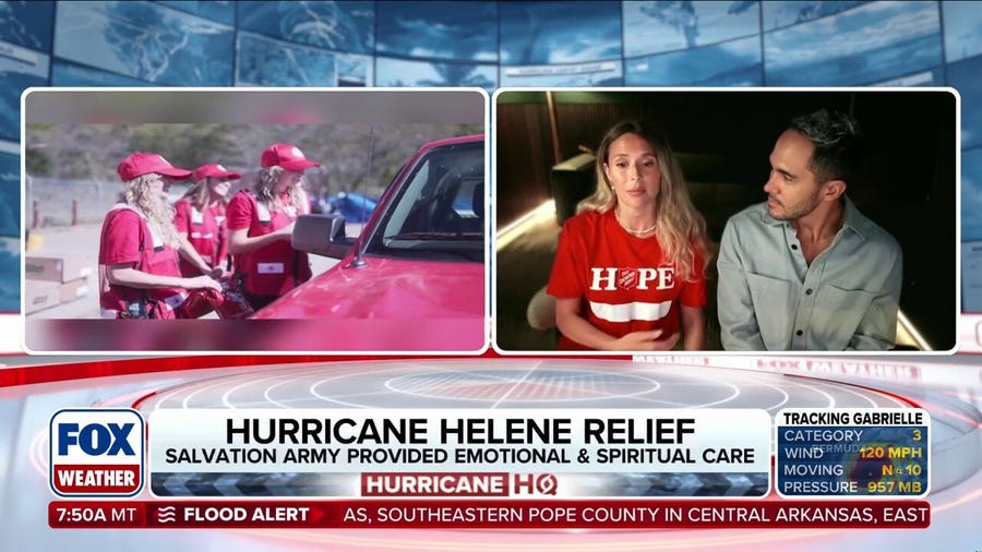 Actors partnered with the Salvation Army to help community recover after Hurricane Helene