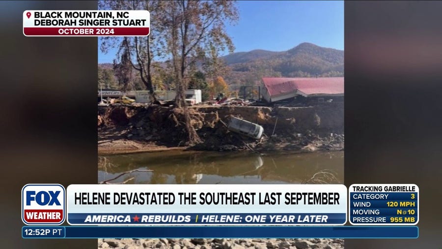 Asheville resident looks back on Hurricane Helene one year later