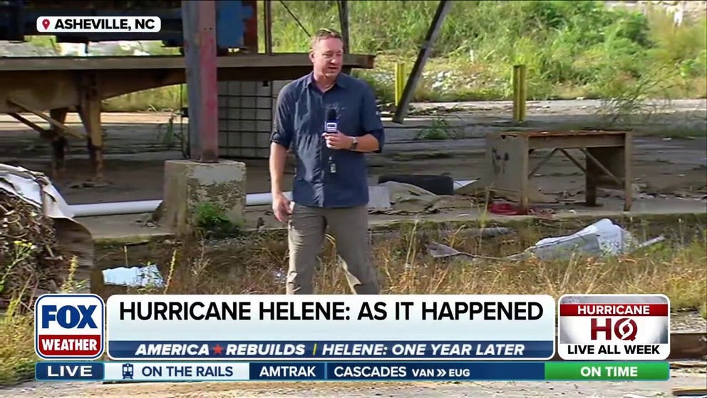 FOX Weather Correspondent Robert Ray returns to western North Carolina one year after the unimaginable damage caused by Hurricane Helene. The scars from the storm remain very present and many are still waiting on key relief funds but the disaster has also highlighted the strength and resilience of these mountain communities.