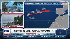 Hurricane Gabrielle expected to impact the Azores in the Atlantic Ocean