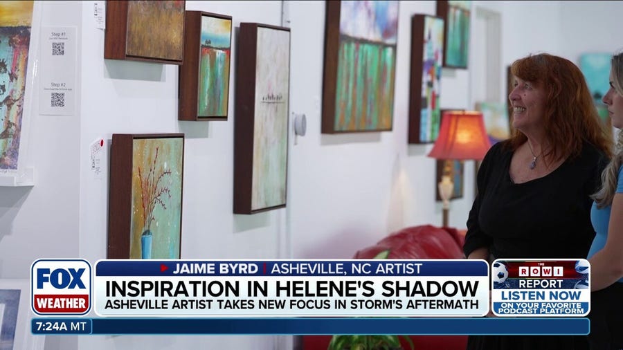 Asheville artist finds new inspiration in Helene's aftermath