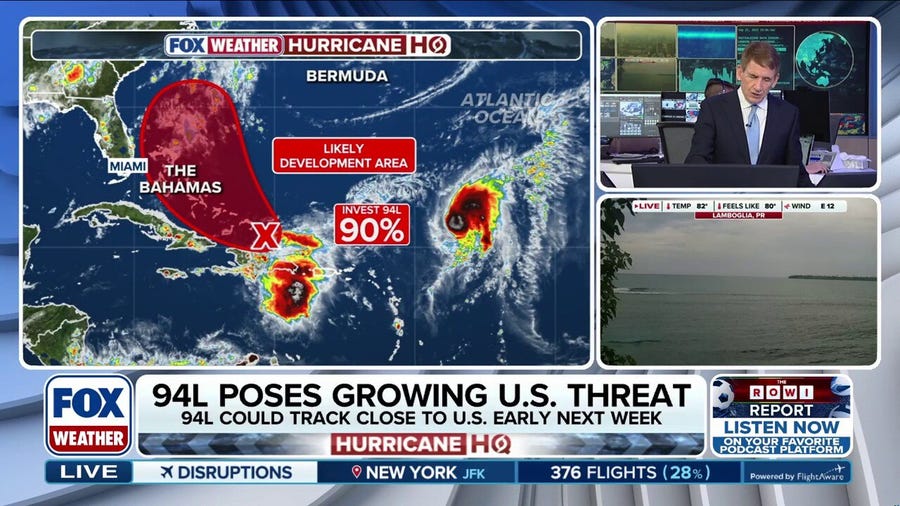 Exclusive tropics analysis from Bryan Norcross as Invest 94L poses growing threat