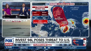 Southeastern US on alert for growing threat from Invest 94L which will likely become Tropical Storm Imelda