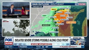 Cold front, tropical moisture fueling flood threat in Carolinas