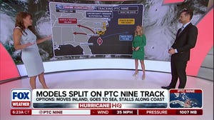 Forecast models remain uncertain on where PTC 9 will end up 