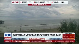South Carolina beaches quiet ahead of possible impacts from PTC 9
