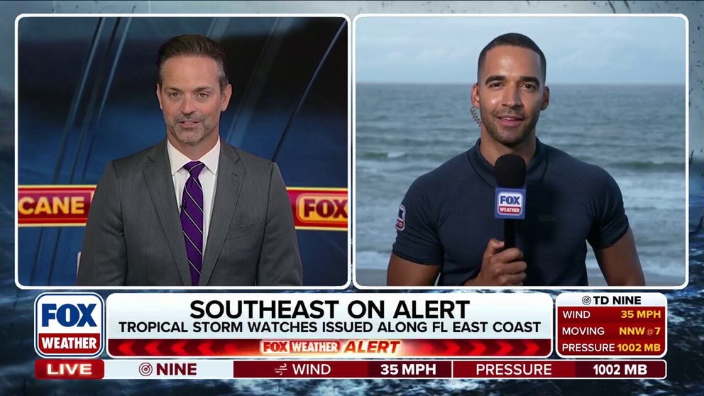 What will likely become Hurricane Imelda isn't expected to make landfall in Florida, but large waves and life-threatening rip currents are expected along the coast. FOX Weather Meteorologist Michael Estime has the latest from Melbourne on Sept. 28, 2025.