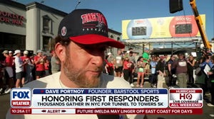 Barstool Sports Founder Dave Portnoy talks Tunnel to Towers 5K in New York City