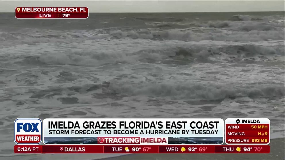 Tropical Storm Imelda is continuing to strengthen as it spins off southeastern U.S. coast, and officials in Florida say a man was killed after getting caught in a rip current over the weekend. FOX Weather Meteorologist Michael Estime has the latest on Sept. 29, 2025. 