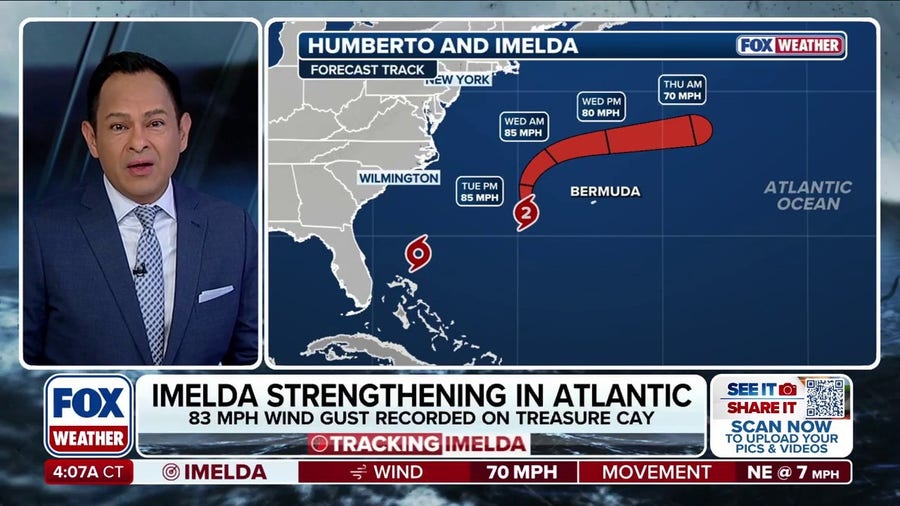 Hurricane Humberto, Tropical Storm Imelda bringing large waves, life-threatening surf to East Coast