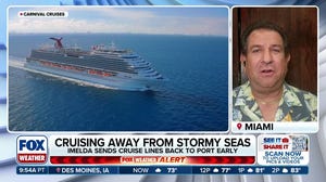 Cruising away from the stormy seas