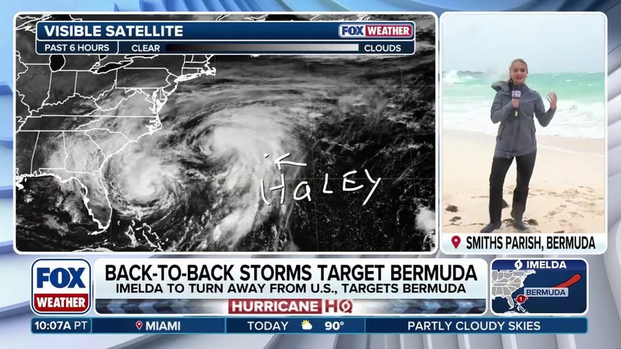 Bermuda readying for impacts from Hurricanes Humberto, Imelda