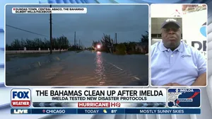 Cleanup in the Bahamas after Hurricane Imelda