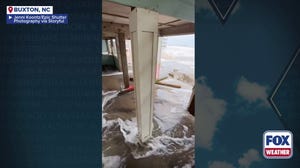 Watch: Outer Banks oceanfront homes swapped with coastal flooding