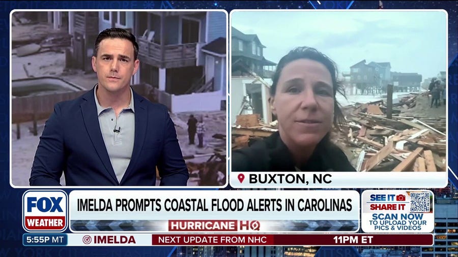 Multiple Outer Banks homes collapse into the Atlantic