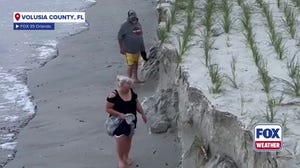 Watch: Massive waves kicked up by hurricanes Humberto, Imelda lead to erosion at Florida beaches