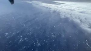 Hurricane Hunters show off deadly conditions from Hurricane Imelda