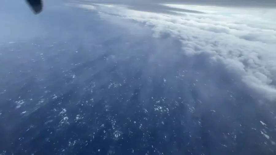 Hurricane Hunters show off deadly conditions from Hurricane Imelda