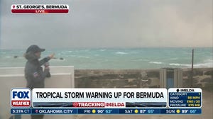 Tropical-storm-force winds blast Bermuda as Hurricane Imelda pulls away
