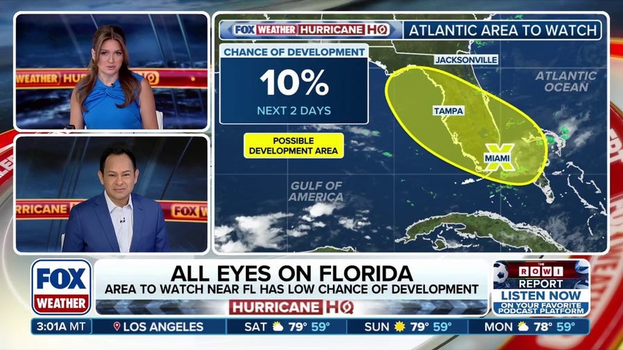 Heavy rain across Florida this weekend, potential tropical threats brew over Florida and in Atlantic