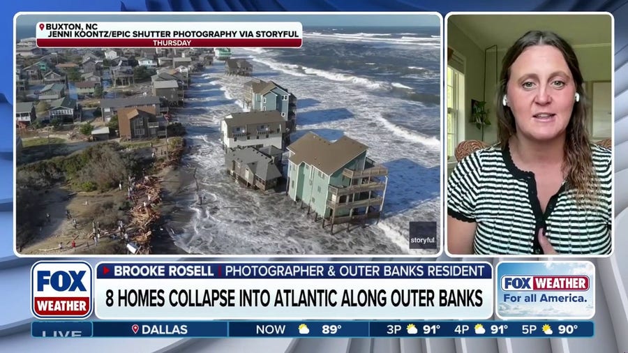 Outer Banks based photographer captures Buxton home collapse