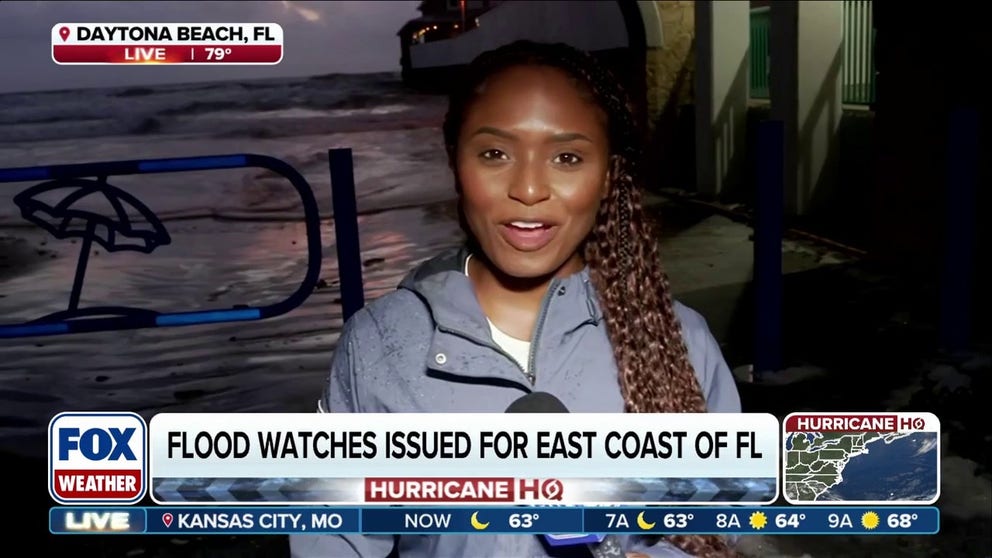 Hurricane Imelda left behind tropical moisture, creating flood dangers for much of Florida’s east coast. FOX Weather Correspondent Brandy Campbell reports from Daytona Beach, where high tides, rip currents and big waves are creating dangerous beach conditions. 