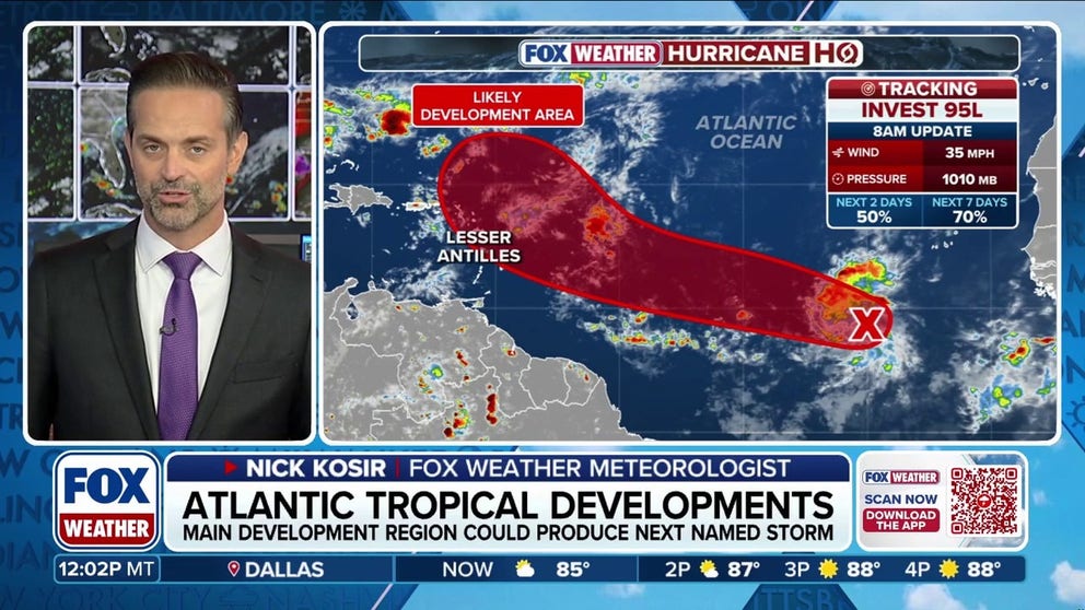 Odds continue to increase for Invest 95L to become tropical depression ...