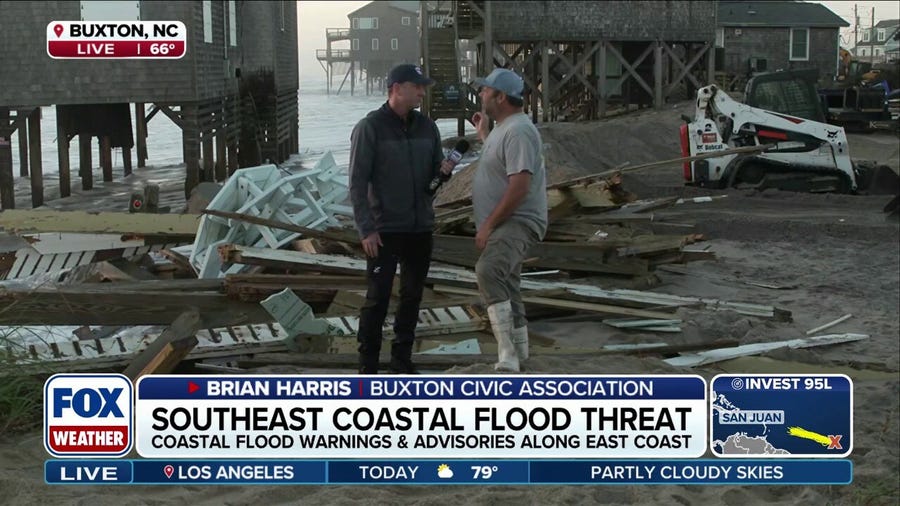 Beach erosion likely to continue along North Carolina’s Outer Banks after homes collapse into ocean