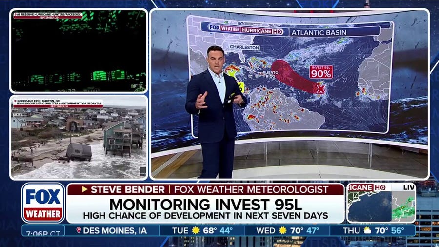 Invest 95L is likely to organize later this week
